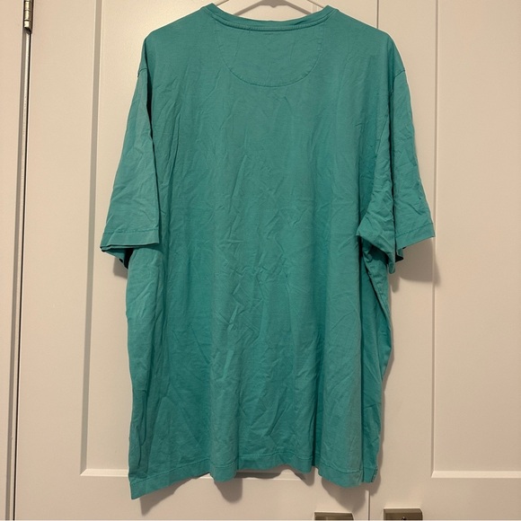 Tommy Bahamas Teal Blue Casual Pocket T-shirt Size XXL Men’s - Picture 5 of 6
